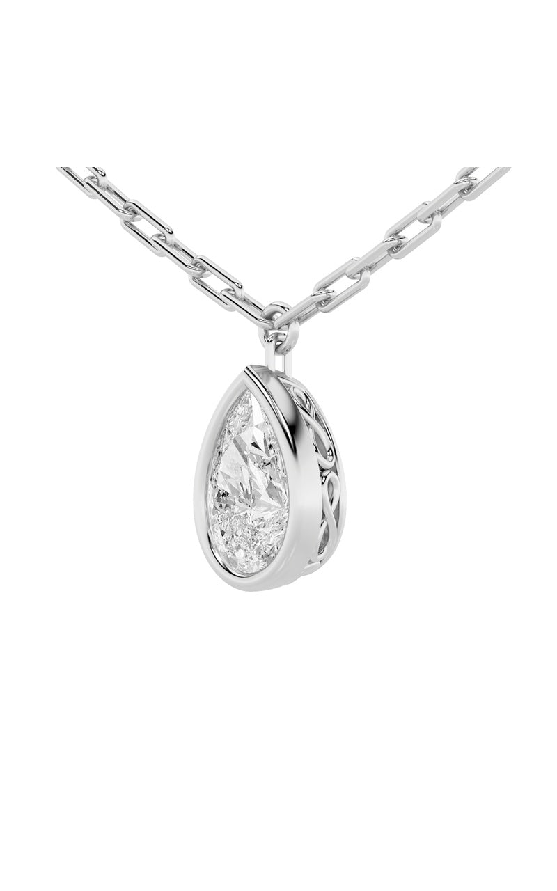Vs) stratachic collection necklace in 14k gold