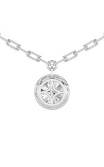 Load image into Gallery viewer, 2CTW Round Shaped Lab Grown Diamond (F/VS) Strata Chic Collection Necklace in 14K Gold
