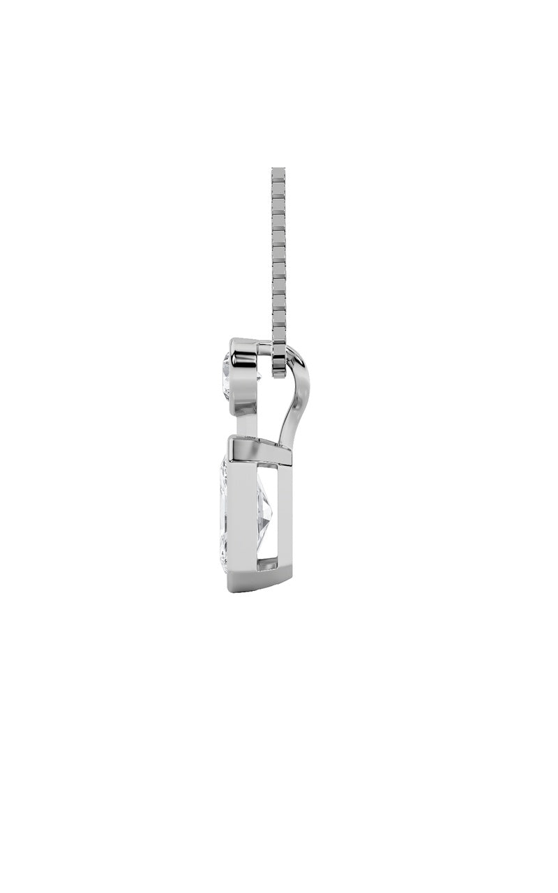 Vs) toi et moi fashiion pendant in 14k gold