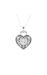 Load image into Gallery viewer, 1.5CTW Round Shaped Lab Grown Diamond (F/VS) Heart Shaped Pendant in 14K Gold
