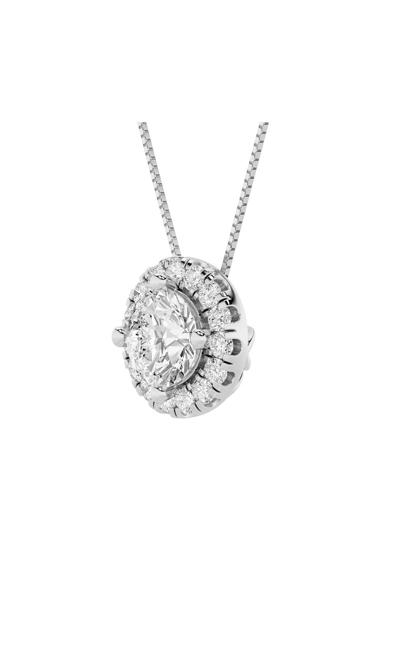 Vs) pendant in 14k gold
