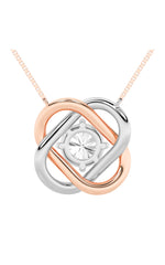 Load image into Gallery viewer, 1CTW Round Shaped Lab Grown Diamond (F/VS)  Necklace in 14K Gold
