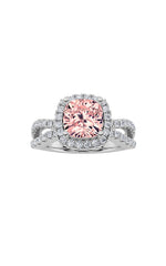 Load image into Gallery viewer, 2CTW Elongated Cushion Shaped Lab Grown Diamond (F/VS) Ring in 14K Gold
