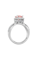 Load image into Gallery viewer, 2CTW Elongated Cushion Shaped Lab Grown Diamond (F/VS) Ring in 14K Gold
