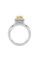Load image into Gallery viewer, 2.25CTW Elongated Cushion Shaped Lab Grown Diamond (F/VS) Ring in 14K Gold
