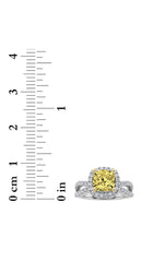 Load image into Gallery viewer, 2.25CTW Elongated Cushion Shaped Lab Grown Diamond (F/VS) Ring in 14K Gold

