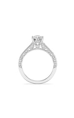 Load image into Gallery viewer, 2.5CTW Elongated Cushion Shaped Lab Grown Diamond (G/VS) Accented Engagement Ring in 14K Gold
