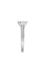 Load image into Gallery viewer, 2.5CTW Elongated Cushion Shaped Lab Grown Diamond (G/VS) Accented Engagement Ring in 14K Gold
