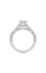 Load image into Gallery viewer, 2CTW Oval Shaped Lab Grown Diamond (F/VS) Accented Engagement Ring in 14K Gold
