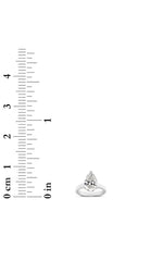 Load image into Gallery viewer, 1CTW Pear Shaped Lab Grown Diamond (F/VS) Plain Cathedral Trellis Shank Solitaire Engagement Ring in 14K Gold
