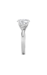 Load image into Gallery viewer, 1CTW Oval Shaped Lab Grown Diamond (F/VS) Bypass Shank Engagement Ring in 14K Gold
