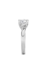 Load image into Gallery viewer, 1CTW Round Shaped Lab Grown Diamond (F/VS) Bypass Shank Engagement Ring in 14K Gold
