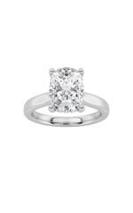 Load image into Gallery viewer, 2CTW Elongated Cushion Shaped Lab Grown Diamond (F/VS) Classic Cathedral Shank Engagement Ring in 14K Gold
