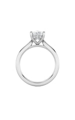Load image into Gallery viewer, 2CTW Elongated Cushion Shaped Lab Grown Diamond (F/VS) Classic Cathedral Shank Engagement Ring in 14K Gold
