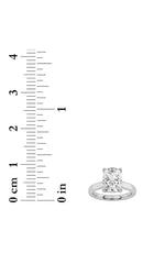 Load image into Gallery viewer, 2CTW Elongated Cushion Shaped Lab Grown Diamond (F/VS) Classic Cathedral Shank Engagement Ring in 14K Gold
