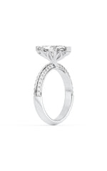 Load image into Gallery viewer, 2.5CTW Marquise Shaped Lab Grown Diamond (F/VS) Ring in 14K Gold
