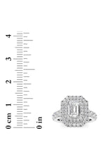 Load image into Gallery viewer, 2CTW Radiant Shaped Lab Grown Diamond (F/VS) Double Halo Engagement Ring in 14K Gold
