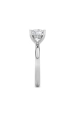 Load image into Gallery viewer, 2CTW Round Shaped Lab Grown Diamond (F/VS) Hidden Halo Petite Shank Ring in 14K Gold
