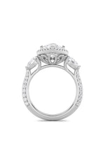 Load image into Gallery viewer, 6.5CTW Marquise Shaped Lab Grown Diamond (G/VS) Bold Statement Accented Ring in 14K Gold
