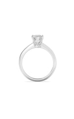Load image into Gallery viewer, 2.5CTW Marquise Shaped Lab Grown Diamond (F/VS) Knife Edge Shank Solitaire Engagement Ring in 14K Gold
