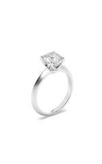 Load image into Gallery viewer, 1CTW Round Shaped Lab Grown Diamond (F/VS) Knife Edge Shank Solitaire Engagement Ring in 14K Gold
