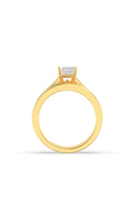Load image into Gallery viewer, 2CTW Radiant Shaped Lab Grown Diamond (G/VS) Channel Set Bridal Engagement Ring in 10K Gold
