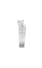 Load image into Gallery viewer, 2CTW Round Shaped Lab Grown Diamond (F/VS) Channel Set Bridal Engagement Ring in 14K Gold
