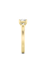 Load image into Gallery viewer, 1CTW Round Shaped Lab Grown Diamond (F/VS) Split Shank Solitaire Engagement Ring in 14K Gold
