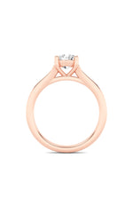 Load image into Gallery viewer, 2CTW Round Shaped Lab Grown Diamond (F/VS) Split Shank Solitaire Engagement Ring in 14K Gold
