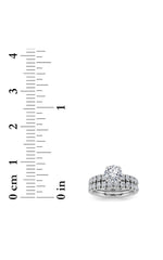 Load image into Gallery viewer, 2CTW Round Shaped Lab Grown Diamond (F/VS) Classic Accented Set With Band and Engagement Ring in 14K Gold
