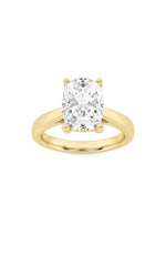 Load image into Gallery viewer, 2CTW Elongated Cushion Shaped Lab Grown Diamond (G/VS) Classic Shank Solitaire Engagement Ring in 14K Gold
