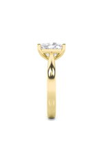 Load image into Gallery viewer, 2CTW Elongated Cushion Shaped Lab Grown Diamond (G/VS) Classic Shank Solitaire Engagement Ring in 14K Gold
