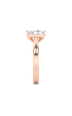 Load image into Gallery viewer, 2CTW Elongated Cushion Shaped Lab Grown Diamond (G/VS) Classic Shank Solitaire Engagement Ring in 14K Gold
