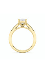 Load image into Gallery viewer, 2CTW Pear Shaped Lab Grown Diamond (F/VS) Classic Shank Solitaire Engagement Ring in 14K Gold
