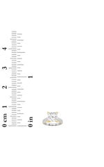 Load image into Gallery viewer, 1CTW Princess Shaped Lab Grown Diamond (F/VS) Two Tone Cathedral Shank Engagement Ring in 14K Gold
