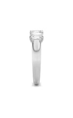 Load image into Gallery viewer, 2CTW Emerald Shaped Lab Grown Diamond (F/VS) Five Stone Band Ring in 14K Gold

