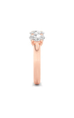 Load image into Gallery viewer, 2CTW Oval Shaped Lab Grown Diamond (F/VS) Five Stone Band Ring in 14K Gold
