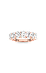 Load image into Gallery viewer, 2.25CTW Oval Shaped Lab Grown Diamond (F/VS) Ring in 14K Rose Gold
