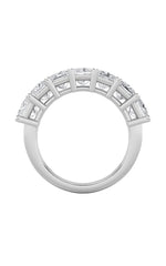 Load image into Gallery viewer, 2CTW Princess Shaped Lab Grown Diamond (F/VS) Seven Stone Band Ring in 14K Gold
