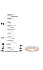 Load image into Gallery viewer, 2CTW Round Shaped Lab Grown Diamond (F/VS) Seven Stone Band Ring in 14K Gold
