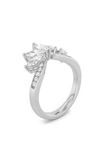 Load image into Gallery viewer, 1.5CTW Marquise Shaped Lab Grown Diamond (F/VVS) Fancy Contour Ring in 14K Gold
