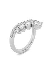 Load image into Gallery viewer, 1.5CTW Pear Shaped Lab Grown Diamond (F/VS) Fancy Contour Ring in 14K Gold
