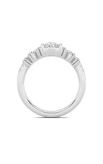 Load image into Gallery viewer, 1.5CTW Pear Shaped Lab Grown Diamond (F/VS) Fancy Contour Ring in 14K Gold
