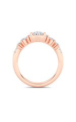 Load image into Gallery viewer, 1.5CTW Pear Shaped Lab Grown Diamond (F/VS) Fancy Contour Ring in 14K Gold
