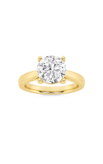 Load image into Gallery viewer, 1CTW Round Shaped Lab Grown Diamond (F/VS) Insert Jacket Ring in 14K Gold
