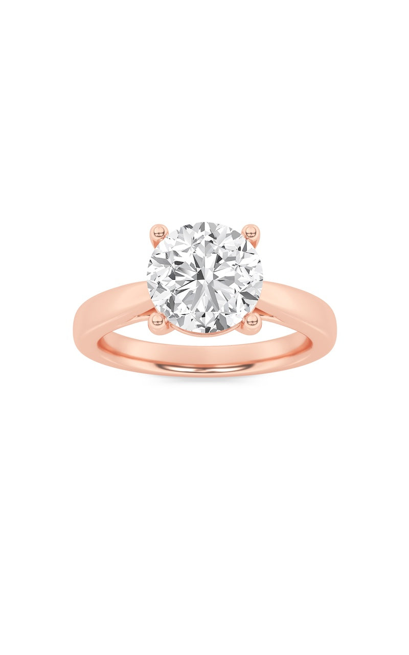 1CTW Round Shaped Lab Grown Diamond (F/VS) Insert Jacket Ring in 14K Gold