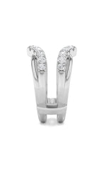 Load image into Gallery viewer, 3CTW Round Shaped Lab Grown Diamond (F/VS) Insert Jacket Ring in 14K Gold
