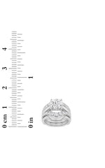 Load image into Gallery viewer, 3CTW Round Shaped Lab Grown Diamond (F/VS) Insert Jacket Ring in 14K Gold
