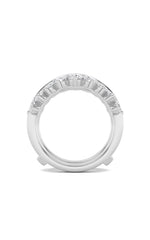 Load image into Gallery viewer, 2CTW Round Shaped Lab Grown Diamond (F/VS) Insert Jacket Ring in 14K Gold
