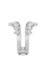 Load image into Gallery viewer, 2CTW Round Shaped Lab Grown Diamond (F/VS) Insert Jacket Ring in 14K Gold
